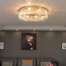 GobekUsa Crystal LED Ceiling Lights: Elegant Lighting Fixture for Living Room Bedroom Kitchen Decor