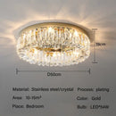 GobekUsa Crystal LED Ceiling Lights: Elegant Lighting Fixture for Living Room Bedroom Kitchen Decor