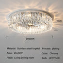 GobekUsa Crystal LED Ceiling Lights: Elegant Lighting Fixture for Living Room Bedroom Kitchen Decor