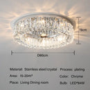 GobekUsa Crystal LED Ceiling Lights: Elegant Lighting Fixture for Living Room Bedroom Kitchen Decor