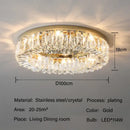 GobekUsa Crystal LED Ceiling Lights: Elegant Lighting Fixture for Living Room Bedroom Kitchen Decor