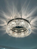 GobekUsa Crystal LED Chandelier Ceiling Light - Gold