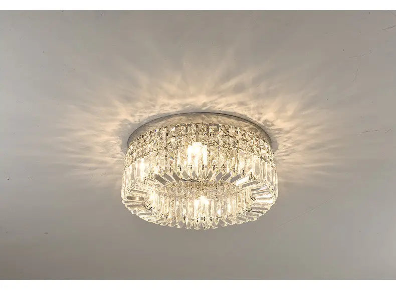 GobekUsa Crystal LED Chandelier Ceiling Light - Gold, photo 17 of 31