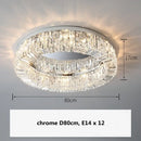 GobekUsa Crystal LED Chandelier Ceiling Light - Gold