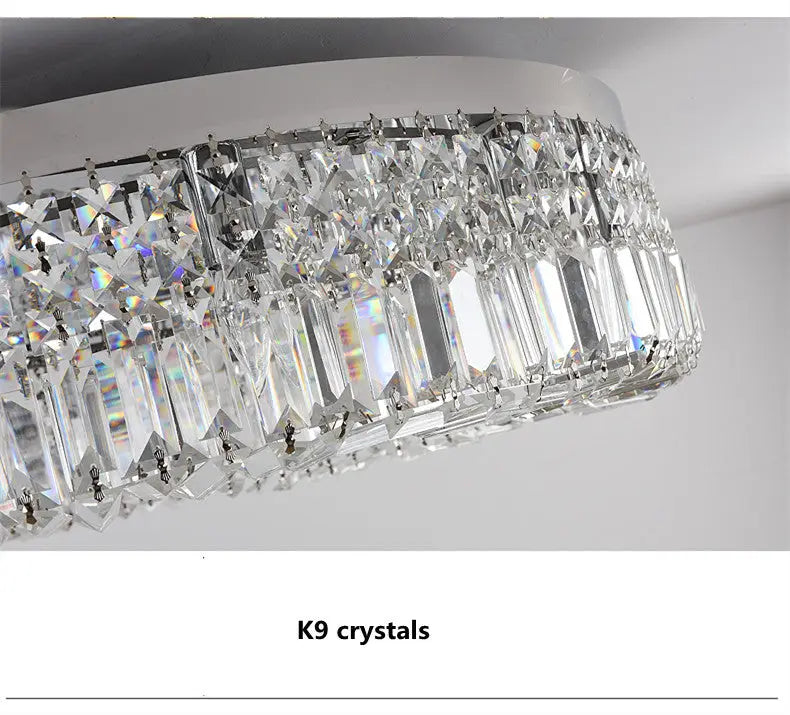 GobekUsa Crystal LED Chandelier Ceiling Light - Gold, photo 19 of 31