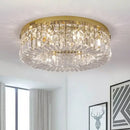 GobekUsa Crystal LED Chandelier Ceiling Light - Gold