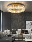 GobekUsa Crystal LED Chandelier Ceiling Light - Gold