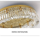 GobekUsa Crystal LED Chandelier Ceiling Light - Gold