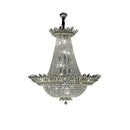 GobekUsa Crystal LED Chandelier Light Fixture for Luxe Living Room Décor