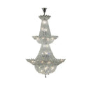 GobekUsa Crystal LED Chandelier Light Fixture for Luxe Living Room Décor