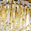 GobekUsa Crystal LED Chandelier: Postmodern Golden Art Deco Luxury for Dinning Room