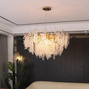 GobekUsa Crystal LED Chandelier: Elegant Nordic Branch Design for Living Room, Hotel, Dining Area