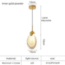 GobekUsa Crystal LED Chandelier for Dining Room Decor