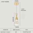 GobekUsa Crystal LED Chandelier for Dining Room Decor