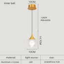 GobekUsa Crystal LED Chandelier for Dining Room Decor