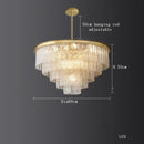 GobekUsa Crystal LED Chandelier: Minimalist Luxury Lighting for Dinning Table