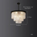 GobekUsa Crystal LED Chandelier: Minimalist Luxury Lighting for Dinning Table