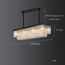 GobekUsa Crystal LED Chandelier: Minimalist Luxury Lighting for Dinning Table