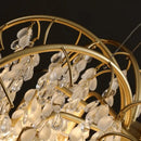 GobekUsa Crystal Led Chandelier Golden Luxury Living Room Ceiling Lamp