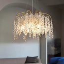 GobekUsa Crystal Led Chandelier Golden Luxury Living Room Ceiling Lamp