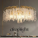 GobekUsa Crystal Led Chandelier Golden Luxury Living Room Ceiling Lamp