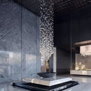 GobekUsa Crystal LED Chandelier: Luxury Staircase & Hallway Lighting Fixture