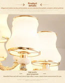 GobekUsa Crystal LED Pendant: Elegant Modern European Living Room Lighting