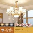 GobekUsa Crystal LED Pendant: Elegant Modern European Living Room Lighting