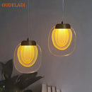 GobekUsa Crystal LED Pendant: Elegant Lighting for Dining, Bar, Kitchen, Bedroom