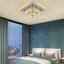 GobekUsa Crystal LED Square Chandelier Ceiling Lamp for Bedroom Living Room Home Decor