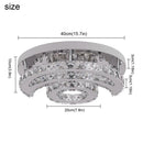 GobekUsa Crystal LED Sun Moon Chandelier Pendant Light for Living Dining Bedroom