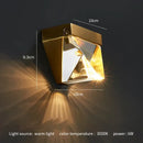 GobekUsa Crystal LED Wall Sconce: Modern Minimalist Bedroom Luxury Light