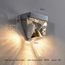 GobekUsa Crystal LED Wall Sconce: Modern Minimalist Bedroom Luxury Light