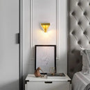 GobekUsa Crystal LED Wall Sconce: Modern Minimalist Bedroom Luxury Light
