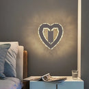 GobekUsa Crystal LED Wall Sconce: Modern Minimalist Lighting for Living Room, Bedroom, Hallway