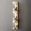 GobekUsa Crystal LED Wall Sconces - Retro Style Bedroom Living Room Wall Lamp