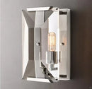 GobekUsa Crystal LED Wall Sconces - Retro Style Bedroom Living Room Wall Lamp