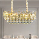 GobekUsa Crystal Light Chandelier: Luxury European Livingroom Lamp 2024 Collection