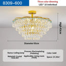 GobekUsa Crystal Light Chandelier | Post-Modern European Luxury for Living Room, Bedroom, Dining