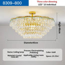 GobekUsa Crystal Light Chandelier | Post-Modern European Luxury for Living Room, Bedroom, Dining