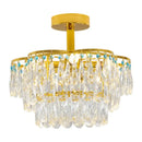 GobekUsa Crystal Light: Elegant Chandelier for Living Room, Dining Room & Bedroom