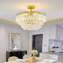 GobekUsa Crystal Light: Elegant Chandelier for Living Room, Dining Room & Bedroom