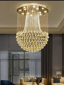 GobekUsa Crystal Light Modern Luxury Chandelier for Living Room Dining Aisle Foyer