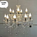 GobekUsa Crystal Light Road Guide Wedding Hall Candle Light European style Pendant