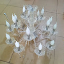 GobekUsa Crystal Light Road Guide Wedding Hall Candle Light European style Pendant