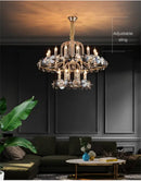 GobekUsa Crystal Living Room Chandelier: Luxury European Designer Lighting Fixtures