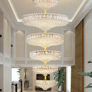 GobekUsa Crystal Living Room Chandelier: Modern Luxury High-Rise Villa Personality Creative Hotel Décor