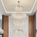 GobekUsa Crystal Living Room Chandelier: Modern Luxury High-Rise Villa Personality Creative Hotel Décor