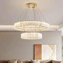 GobekUsa Crystal Living Room Chandelier Modern Simple Atmosphere Zhongshan Lamps