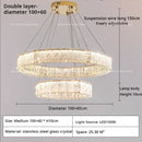 GobekUsa Crystal Living Room Chandelier Modern Simple Atmosphere Zhongshan Lamps